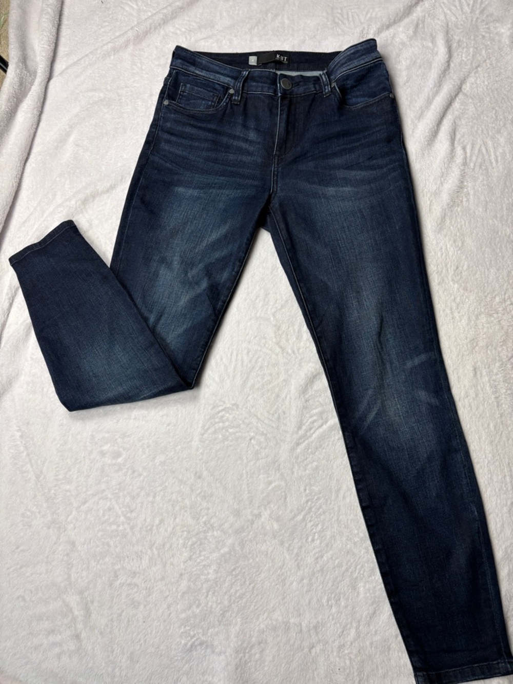 KUT From The Kloth Connie Ankle Skinny Jeans Women’s Size 4 Dark Stretch Denim